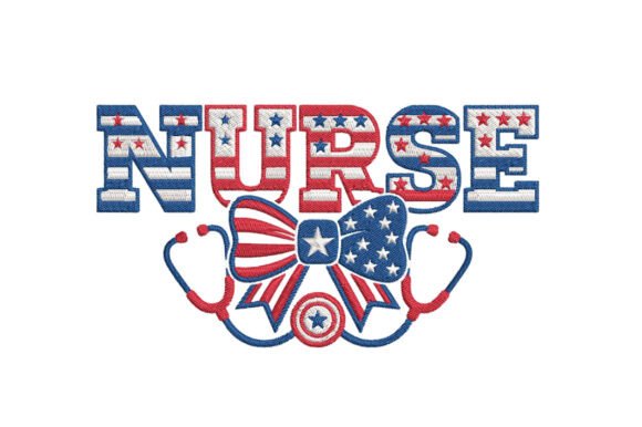 Nurse Patriotic Embroidery Design Review
