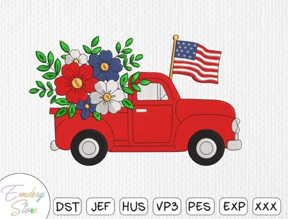 Patriotic Embroidery Design Review for Holiday Shops