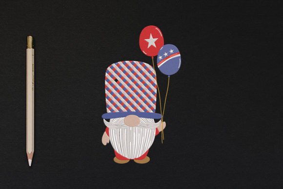 Review: 4th of July Gnome Embroidery Flag for Etsy Shops