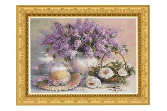 Review: Counted Cross Stitch Pattern-Flowers 107 for Holiday Crafts