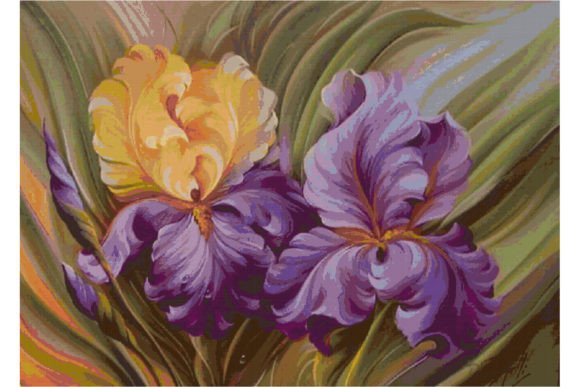 Review: Counted Cross Stitch Pattern-Flowers 134 for Apparel