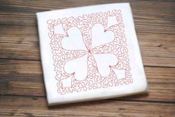 Review: Lovely Red One Line Flower for Boutique Apparel