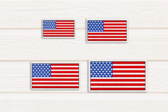 Review: US Flag ITH Feltie Applique for Etsy Shops