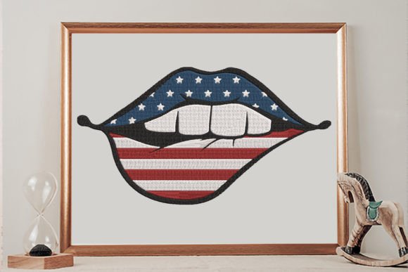 Reviewing Biting Lips USA Flag 4th of July Design