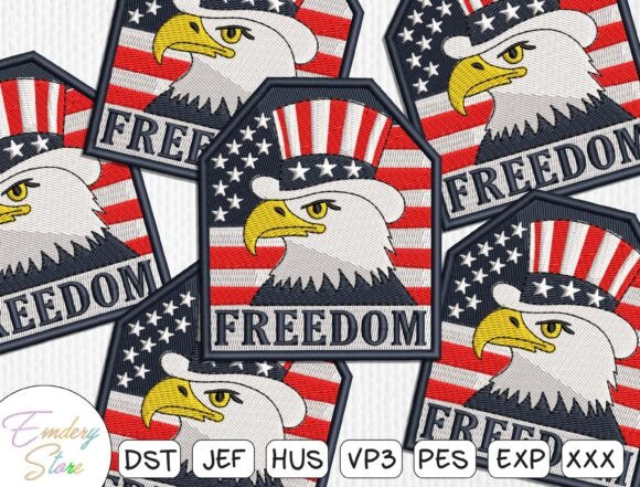 Reviewing the Patriotic Eagle Patch Embroidery Design