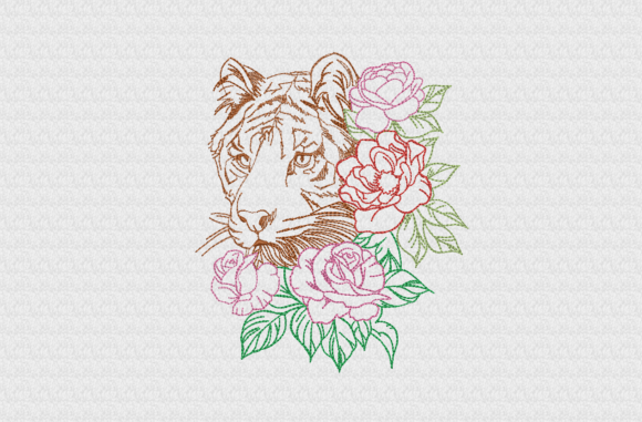 Tiger with Flowers: A Designer’s Review for Merch