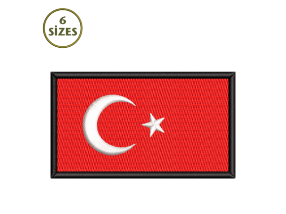 Turkish Flag Patch Digital Download Review